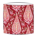 Amy Butler Paisley Fabric Lampshade in wine