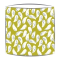 Bon Maison Shells fabric lampshade in dotty green