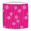 Bon Maison Teasels fabric Lampshade in pink