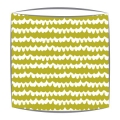 Bon Maison Wavy fabric lampshade in green