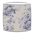 Cabbages and Roses Contstance fabric lampshade in blue