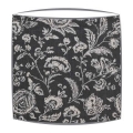 Cabbages and Roses French Toile lampshade in black