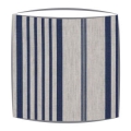 Cabbages and Roses Jolly Stripe fabric lampshade in blue