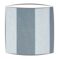Cabbages and Roses Natural Elephant Stripe fabric lampshade in Slate