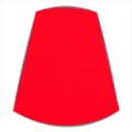 Candle Clip Lampshade for Candelabra or Wall Lights in Red