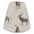 Candle Clip Lampshade in Sophie Allport Stag Parade fabric