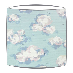 Cath Kidston Clouds fabric lampshade in blue