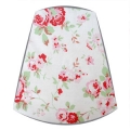 Cath Kidston Fabric Candle Clip On Lampshade in Rosali White