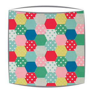 Cath Kidston Patchwork Spot fabric lampshade