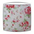 Cath Kidston lampshade in Rosali white fabric
