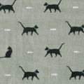 Cats fabric lampshade
