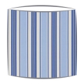 Clarke and Clarke Deckchair Stripes Fabric Lampshade in Blue