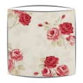 Clarke and Clarke Nancy lampshade in rouge