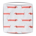 Daschund fabric Drum Lampshade