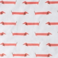 Daschund fabric lampshade