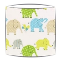 Designers Guild Elephant and Castle Fabric Lampshade in Ocean