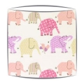 Designers Guild Elephant and Castle Fabric Lampshade in Pink