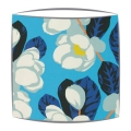 Designers Guild Flamingo Park fabric lampshade in Azure