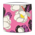 Designers Guild Flamingo Park fabric lampshade in Fuchsia