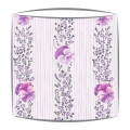 Designers Guild Pansy Stripe fabric lampshade in Crocus