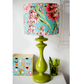 Handmade lampshade in Amy Butler Bliss Bouquet fabric
