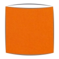 Lampshade in orange fabric (2)