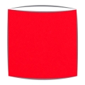 Lampshade in red fabric