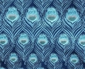 Liberty Tana Lawn Ceaser fabric lampshade Blue