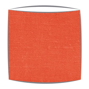 Linen Lampshade in Orange