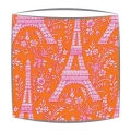 Michael Miller Eiffel Tower fabric  lampshade in Sorbet