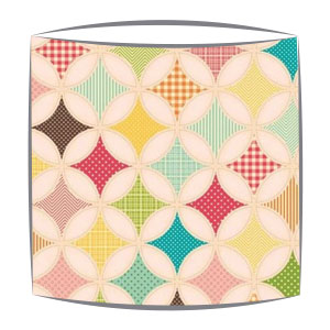 Riley Blake Fly A Kite Fabric Drum Lampshade
