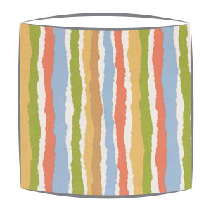 Roald Dahl Midgy Stripe Multi fabric Lampshade