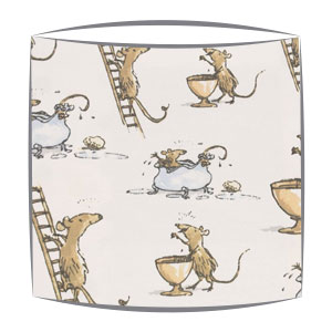 Roald Dahl Quicksy Mice fabric Lampshade