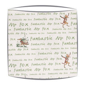 Roald Dahl Squibbling fabric Lampshade