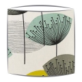 Sanderson Dandelion Clocks fabric lampshade in chaffinch