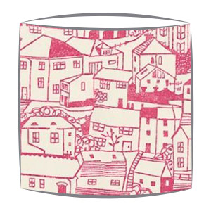 Sanderson St Ives fabric lampshade in Pink