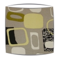 Sanderson festival fabric lampshades in dove