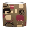 Sanderson festival fabric lampshades in slate