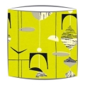 Sandersons Mobiles fabric lampshades in citrus