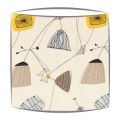 Sandersons Perpetua fabric lampshade in sunflower & pebble