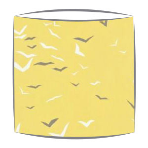 Scion Flight Fabric Lampshade in Lemon