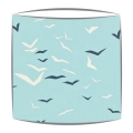 Scion Flight Fabric Lampshade in Powder Blue, Chalk & Indigo