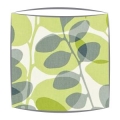 Scion Lunaria fabric lampshade in chalk leaf and gull