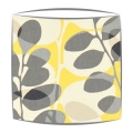 Scion Lunaria fabric lampshade in cream sunflower and gull