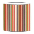 Scion Strata Fabric Lampshade in Coral