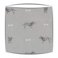 Terrier Print Fabric lampshade