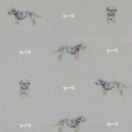 Terrier fabric lampshade