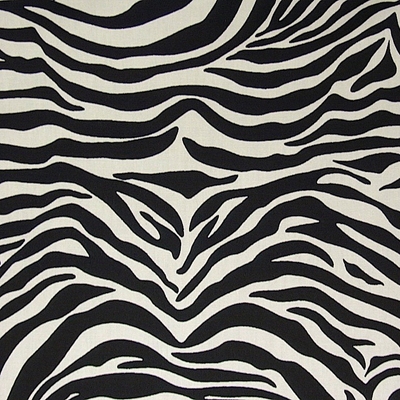 Zebra print fabric lampshade