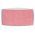 Large Oversized Drum Lampshade in Coral Linen