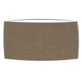 Large Oversized Drum Lampshade in Coffee Linen